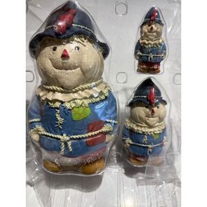 Copernburg  Scarecrow Figurine Collectibles Numbered Series 3 Piece FALL Seasons